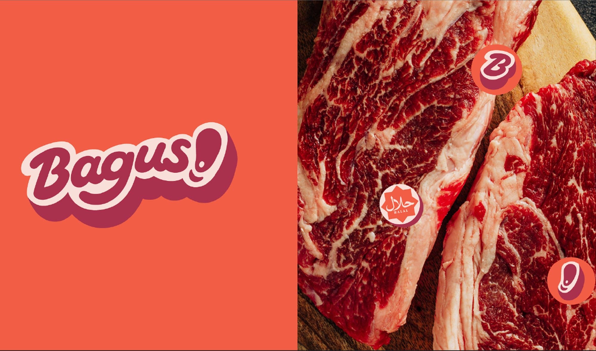 Brand spread (orange + meat)