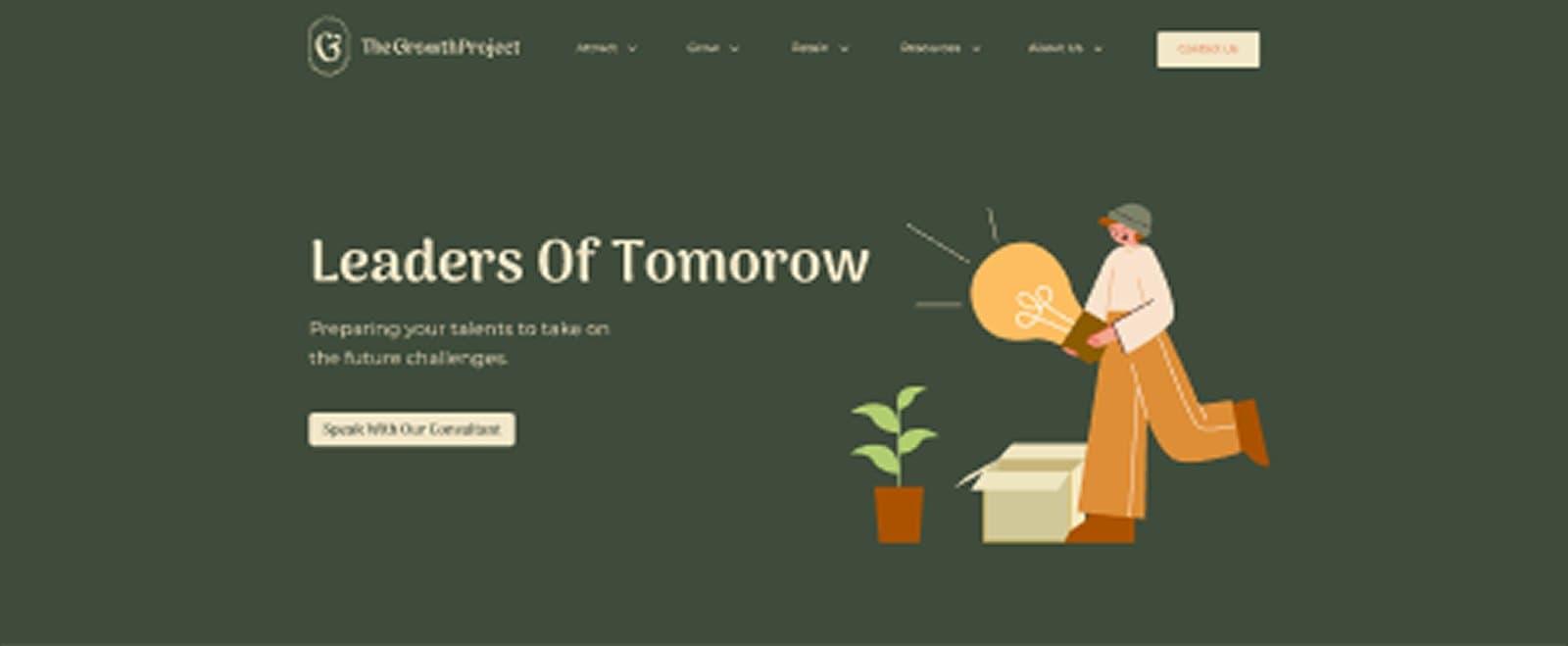 The Growth Project grow phase mockup