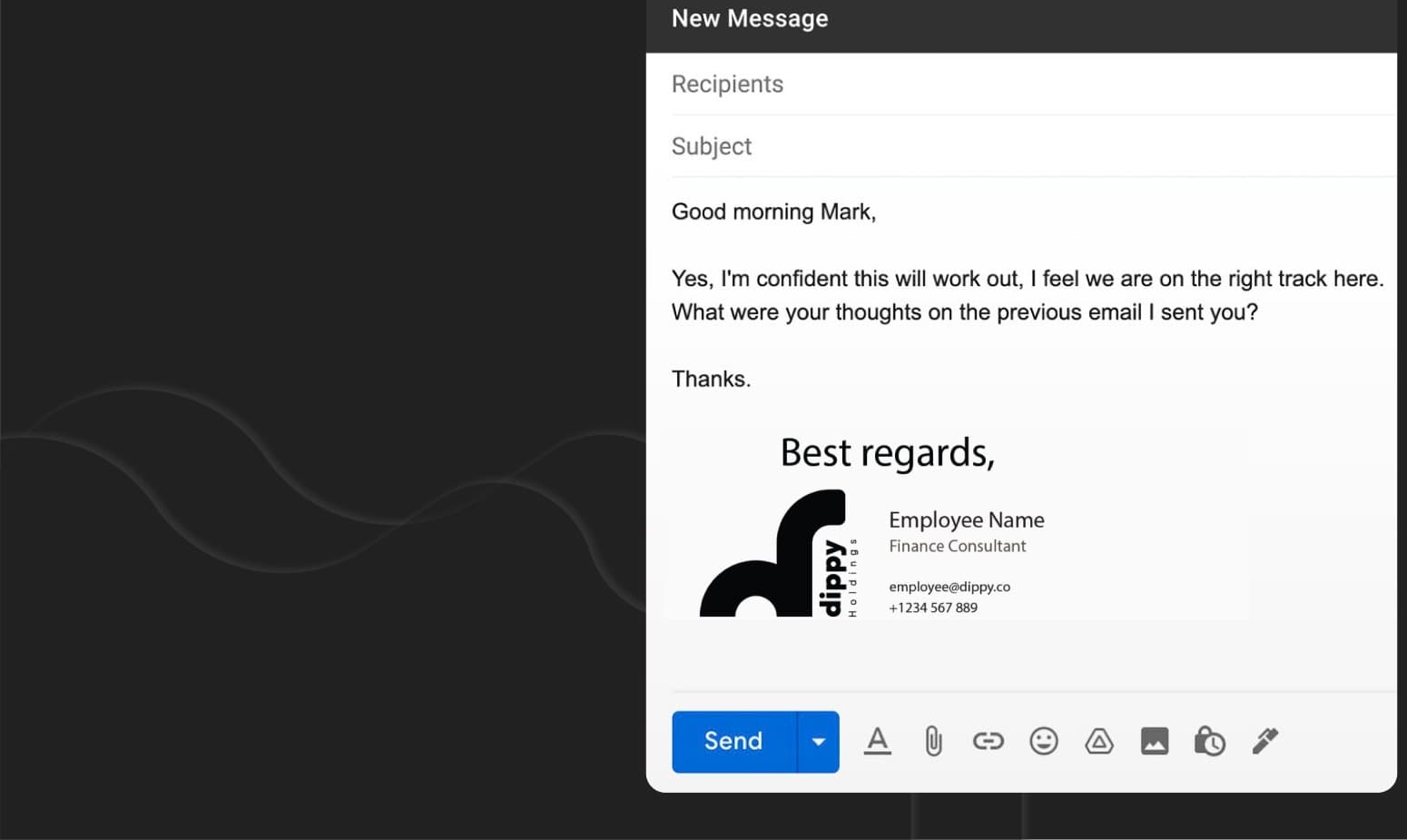 Email signature