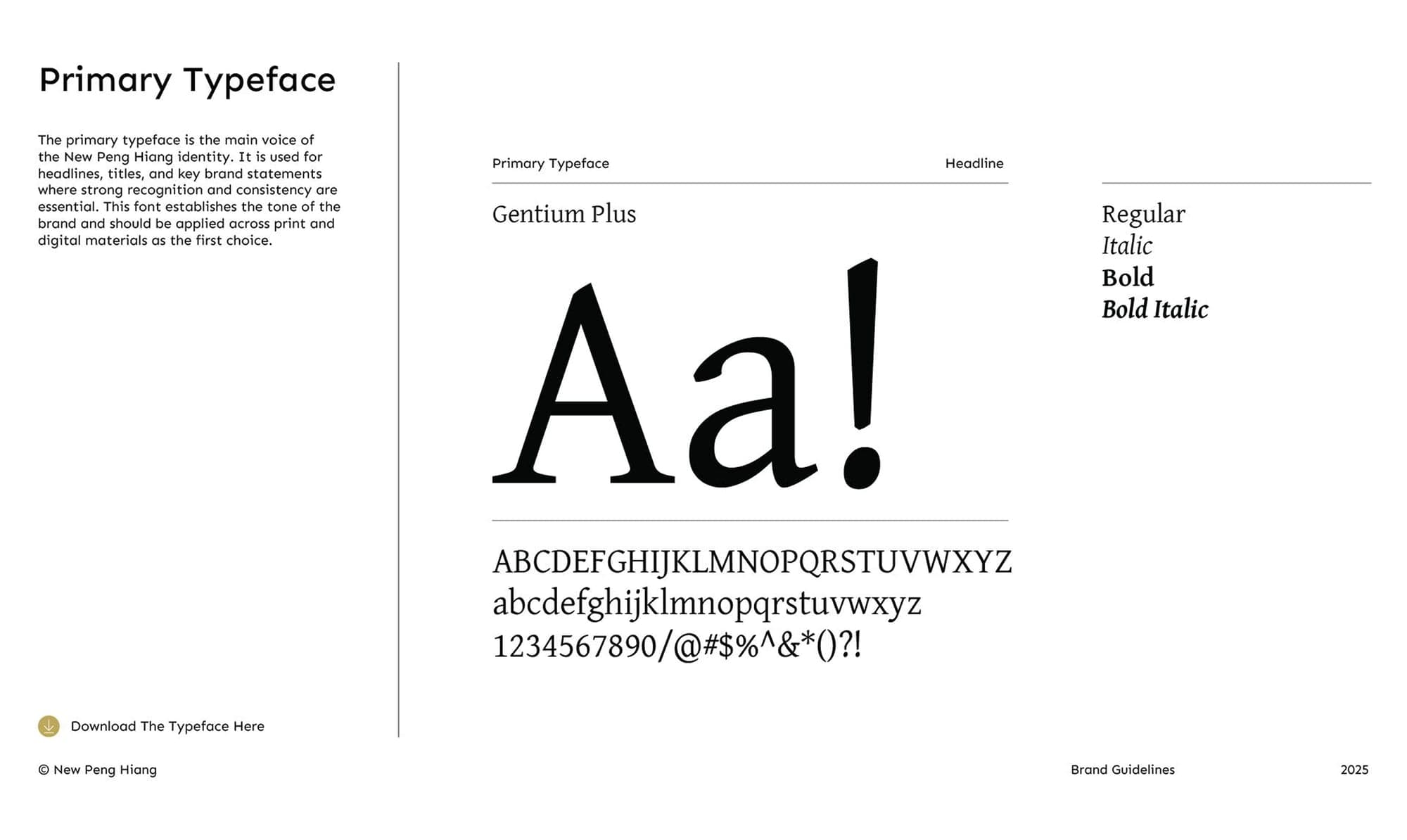 Primary Typeface